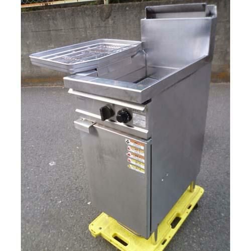 中古】ガスフライヤー ネオシス NGF14NA 幅350×奥行600×高さ850+BG210