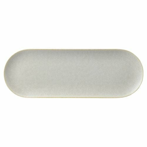 ラポール34cmプレートロング(シルバー) 34×12×1.3cm 450-139