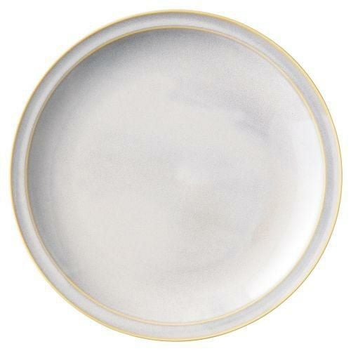 スリーククリーム25cm皿 φ25.3×2.5cm 543-568/521-069
