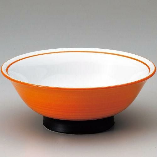 染付朱巻7.0反高台丼(イングレ) φ21.5×8.5cm 605-059