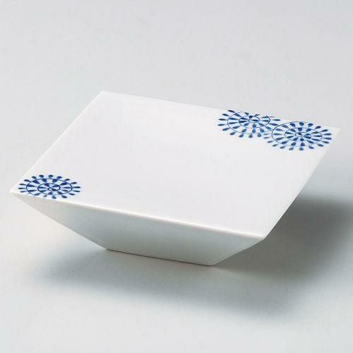 唐草角高台向付 15.3×15.3×4.8cm 038-209