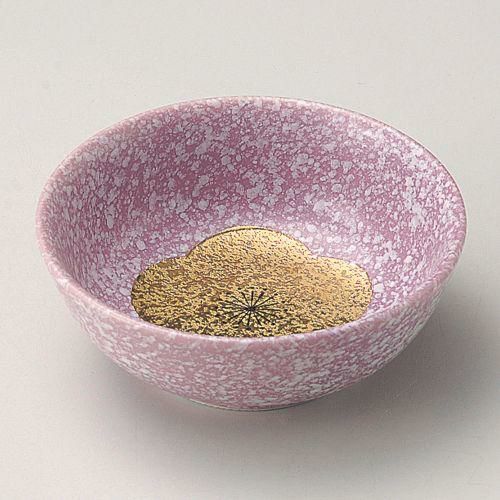 紫釉金梅丸鉢 φ11.3×4.4cm 064-289
