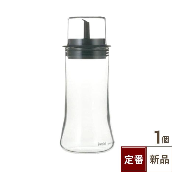 フタ付き醤油差し K5032-BK(M)耐熱ガラス