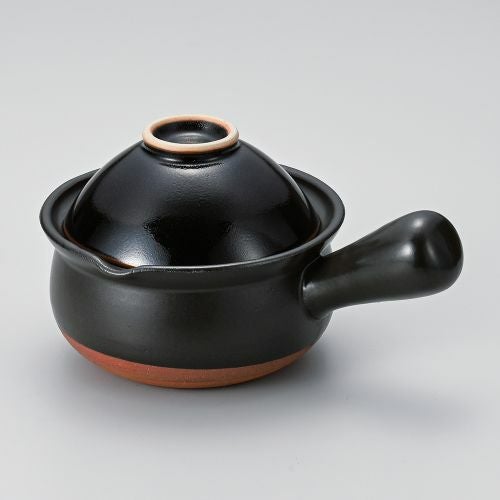 天目碗付行平 17×φ15×12cm(身8cm) 387-059