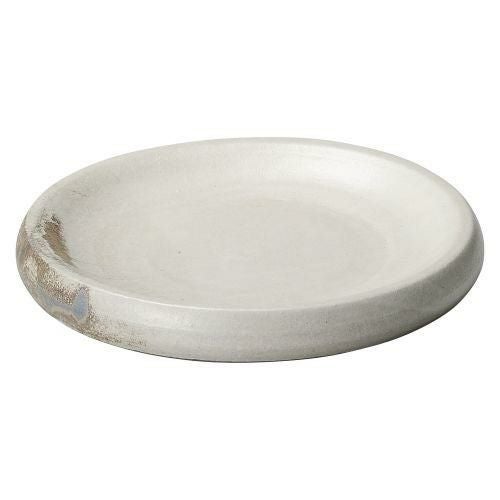 灰釉粉引12.3台皿 φ37×4.5cm 237-039