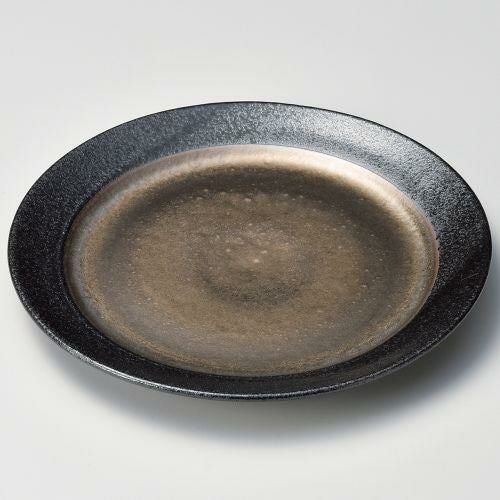 本窯金彩7.0リム皿 φ22×5cm 178-068