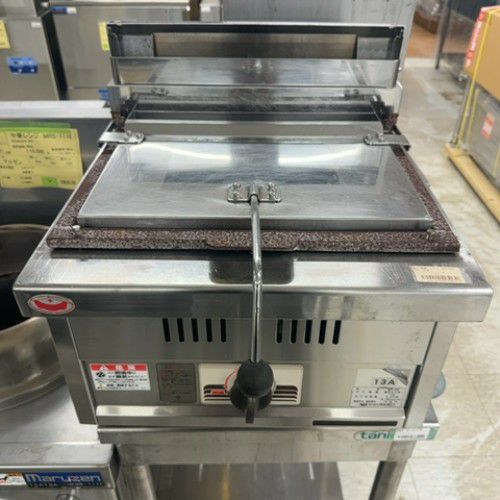 業務用/新品】【マルゼン】ガス自動餃子焼器 MAZ-44B 幅650×奥行750×高