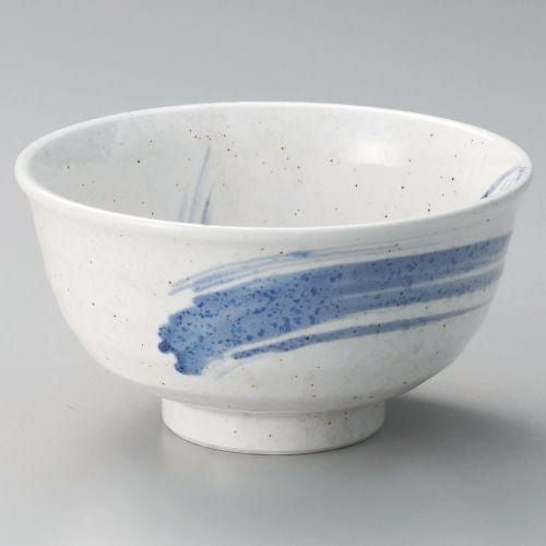 粉引あらしやま六兵衛5.5反丼 φ17×9cm 316-169