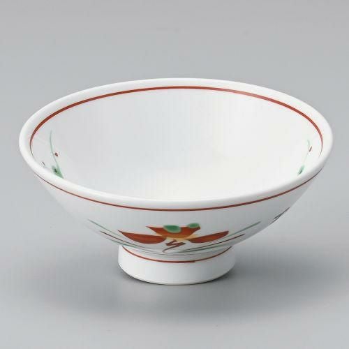 中国　色絵　人物紋陶板4点　送料込み260427 赤絵花紋中平 11.5×5cm 368-088/347-279/業務用/新品/小物送料対象商品