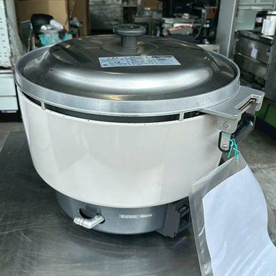 中古】ガス炊飯器 リンナイ(Rinnai) RR-550C 幅500×奥行500×高さ380 