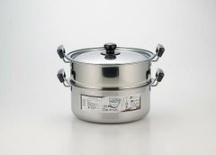 蒸しもの鍋 満菜 二段蒸器 28cm