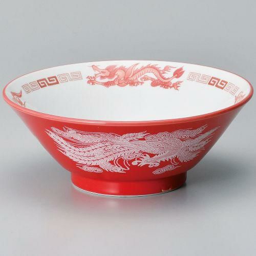 アカ白竜6.8切立丼 φ20.3×7.7cm 605-139