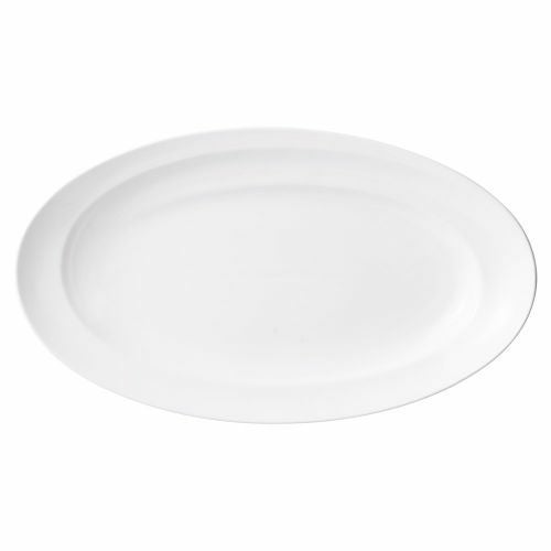 モダンライン16吋オーバルスーププレート 40.8×22.5×5cm 489-059