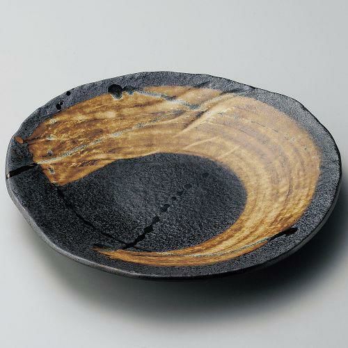 流木9.0変型皿 27×26.5×3.8cm 175-079