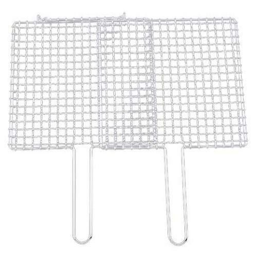 EBM シングルハンドル 合わせ焼アミ クロームメッキ35cm