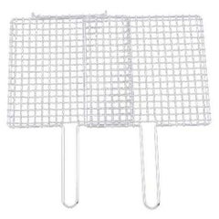 EBM シングルハンドル 合わせ焼アミ クロームメッキ35cm