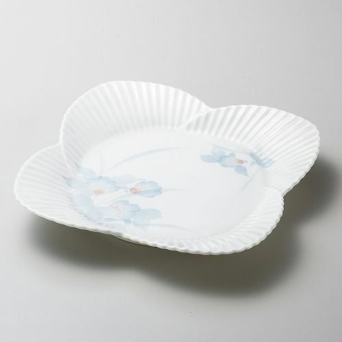 まごころ波形尺盛鉢 24.5×24.5×4cm 184-019