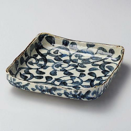 タコ唐草正角8.0盛鉢 24×24×5cm 246-099