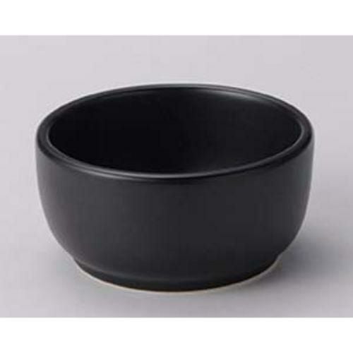 深型ビビンバ鍋(小)黒 φ13.5×6.8cm(600cc) 389-149