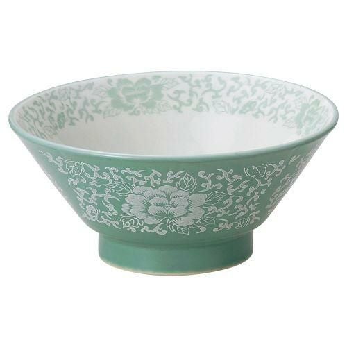 ヒスイぼたん6.5切立高台丼 19.6×8.7cm 591-639