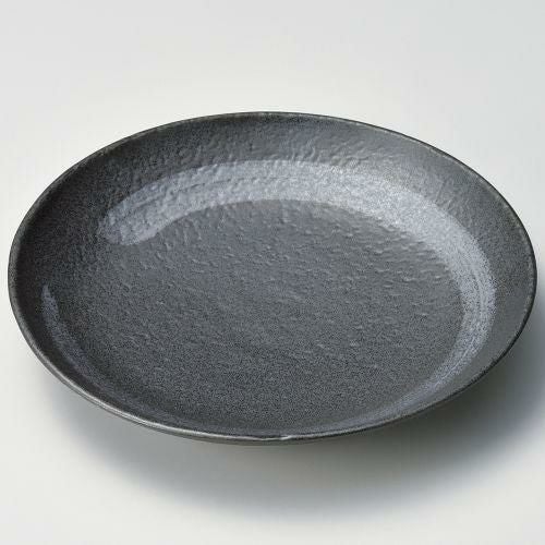 黒銀河8.5丸皿 26×4.4cm 178-029