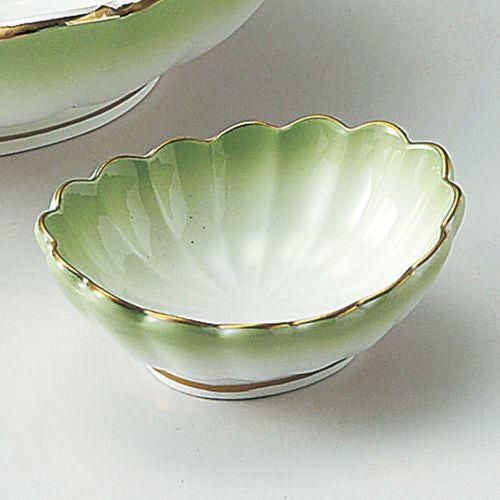 金彩ヒワ吹き菊型千代口 8×6.5×3cm 050-049