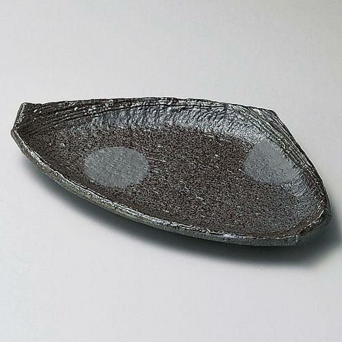 炭化土三角7.5皿 22.5×13.2×2cm 142-019