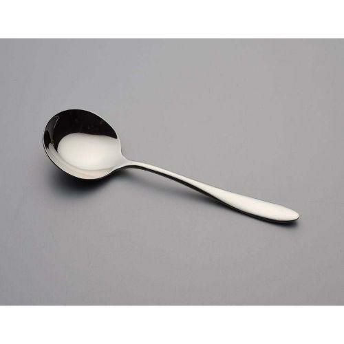 スプーン 【18-10 ジェンヌ No.5800 ブイヨンスプーン】 / 全長:145 /【グループA】