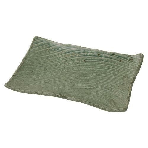 わびうぐいす角皿37cm 37×24.5×4cm 424-549