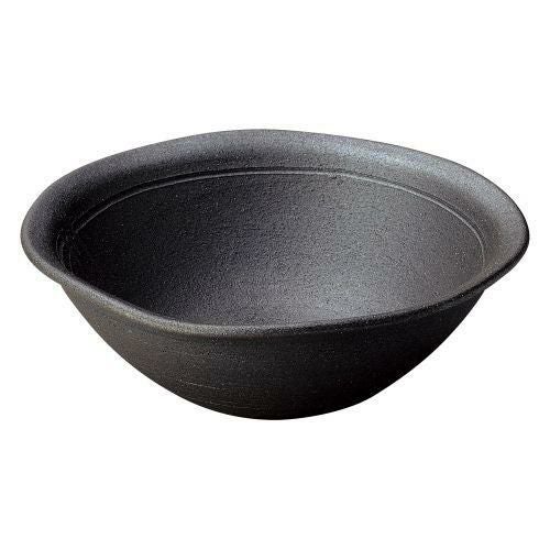 炭化窯変11.0大鉢 φ33.5×11.5cm 239-059