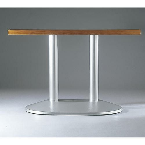 アルミ鋳物テーブル脚 ベースサイズ：A725×B420×高さ700 品番：DR-F-W 塗装カラー：88 ポール：76φ×2