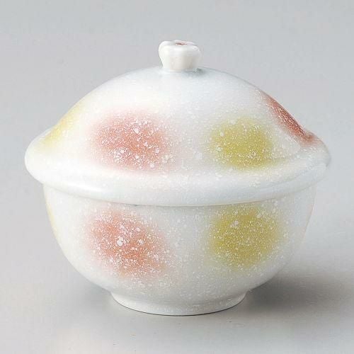 橙黄姫蓋物 9.5×8.3×9.1cm 113-129