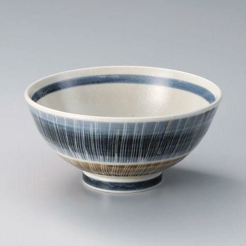 掻落二色十草6.3種丼 φ19.8×9.5cm 312-069