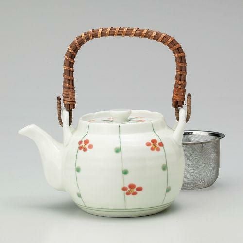 十草梅土瓶 16×12.5×10cm(650cc) 375-119