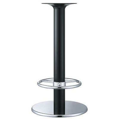 スチールベースハイテーブル脚（足掛付） ベースサイズ：500φ×高さ1000 品番：RSQ 塗装カラー：141-STP ポール：101φ