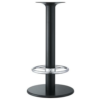 スチールベースハイテーブル脚（足掛付） ベースサイズ：600φ×高さ1000 品番：RSQ 塗装カラー：441-STP ポール：101φ