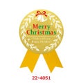 ギフトシール Merry Christmas 全2色 22-4050