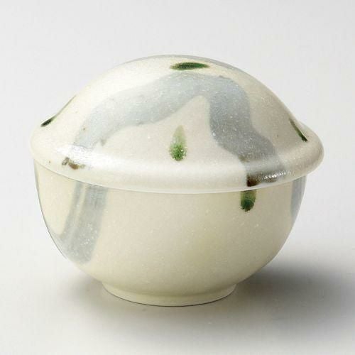 呉須織部遊び姫蓋物 10.5×9.5×8cm 114-099
