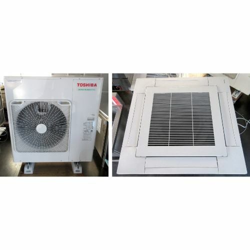中古】エアコンセット 東芝 RUXA08033MU 幅840×奥行840×高さ319 【送料