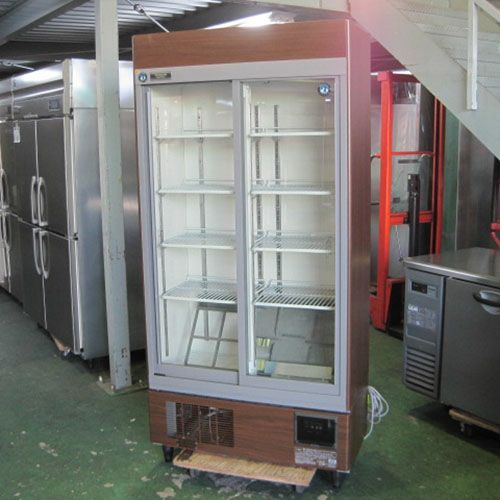 中古】冷蔵リーチインショーケース ホシザキ RSC-90DT-2B 幅900×奥行