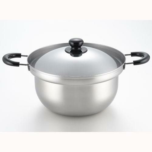 くるめん亭のふきこぼれにくい鍋　両手鍋　26cm　新品/小物送料対象商品