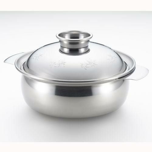 土鍋風ステンレス鍋　もみじ　17cm　新品/小物送料対象商品