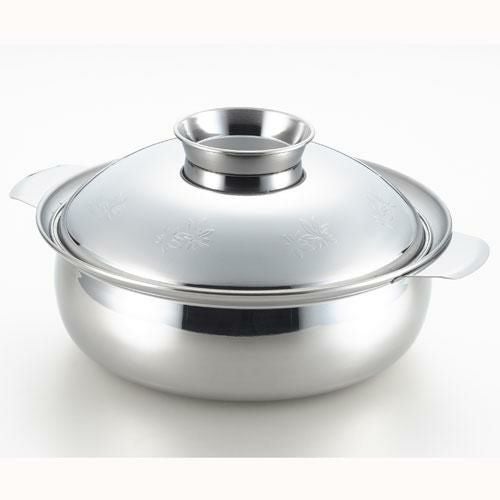 土鍋風ステンレス鍋　もみじ　27cm　新品/小物送料対象商品