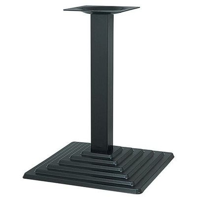 アルミ鋳物テーブル脚 ベースサイズ：A500×B500×高さ700 品番：SO-6D 塗装カラー：44 ポール：75角