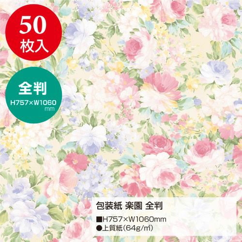 包装紙 楽園 全判 49-2507