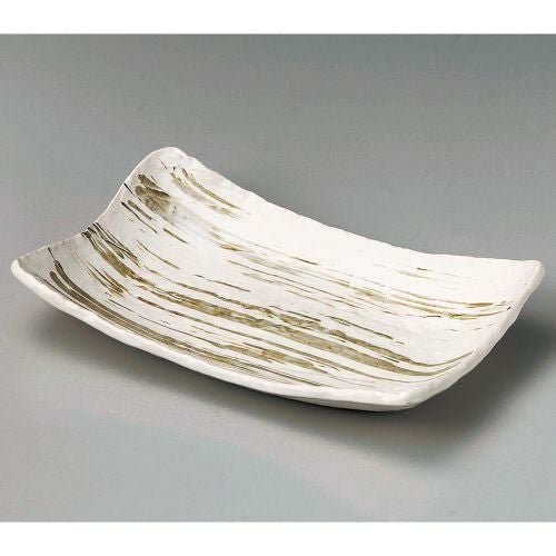 白樺手作り長角皿 26.5×16.5×5cm 136-039
