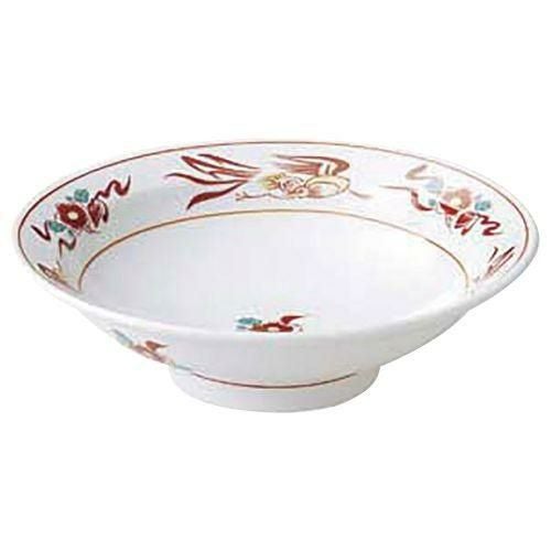 花鳥7.0丸高台皿 21.8×6.4cm 593-099