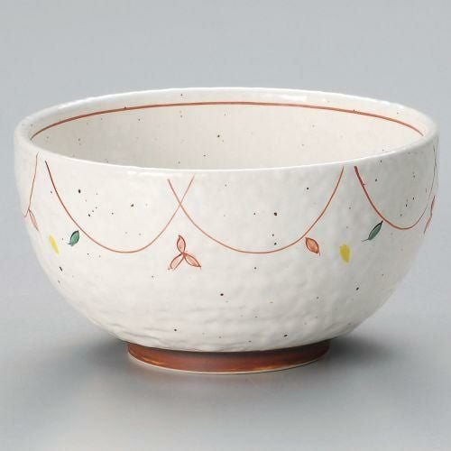 粉引小花石目5.0丼 φ15.3×8cm 320-079