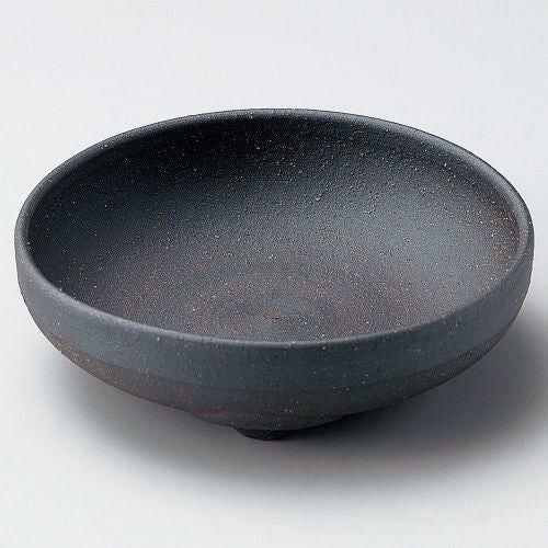 炭化4.5足付中鉢 φ14.5×4cm 054-179