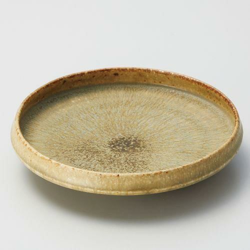 彩御深井切立皿黄々 φ15.3×3.3cm 032-069